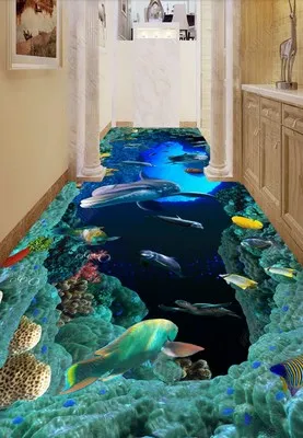 Морей и океанов 3D ковер креативный дверной коврик Ванная комната Коридор Ковры проходы лестницы ковер для спальни коврик для прихожей прикроватный вход для дома