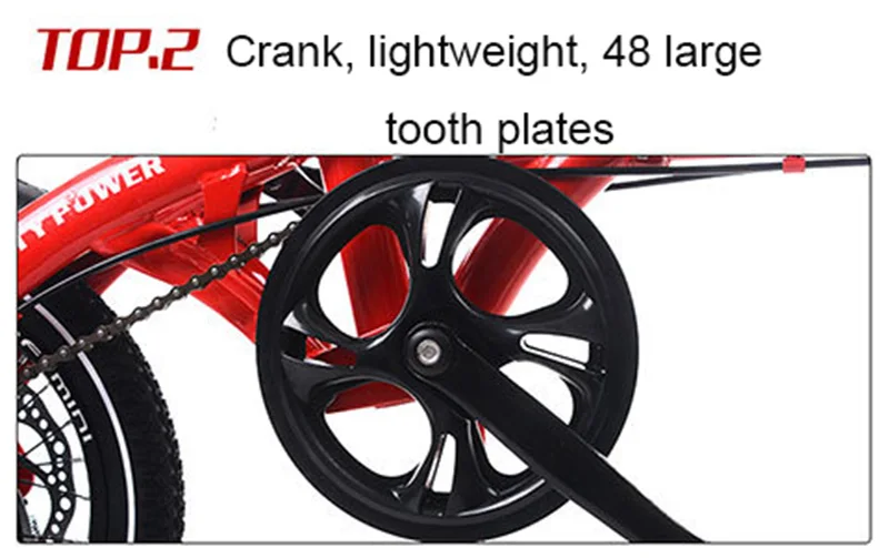 Excellent Adult Folding Bike 16-Inch Speed Change Two-Disc Brake Folding Car Small Wheel Portable Student Leisure Bicycle 11