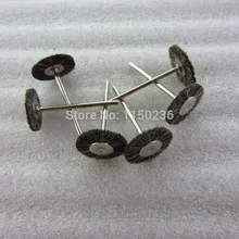 50 шт. мини-коричневая вращающаяся щетина, зубная финишная кисть, мини-остроконечный полировальный гравировальный щетка для чистки