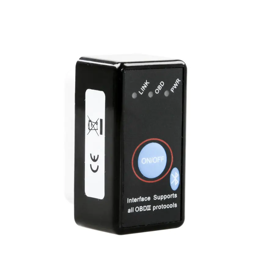 Новый супер ELM327 Bluetooth OBD-II OBD Может с выключателем питания