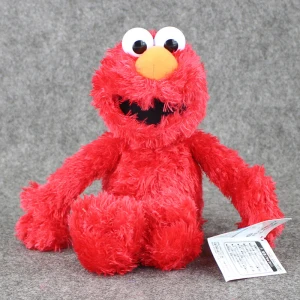 7styles 27-40cm Cartoon Anime Sesame Street Elmo Oscar Cookie Grover Zoe Ernie Big Bird Stuffed Plush Toy Doll Children Gift
