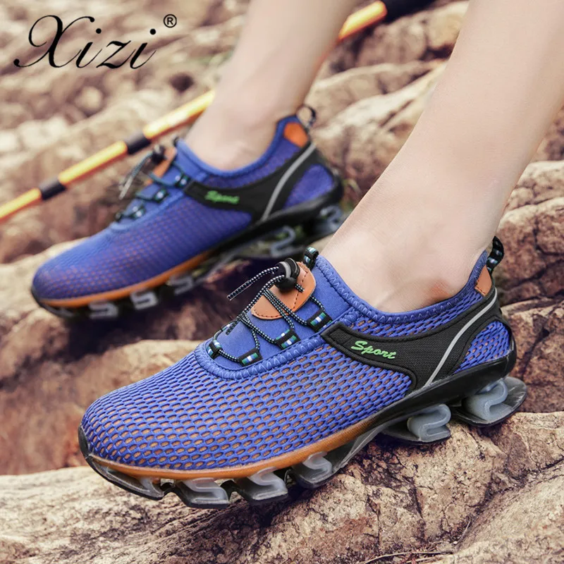 XIZI Cool breathable running shoes men's sports shoes rebound summer