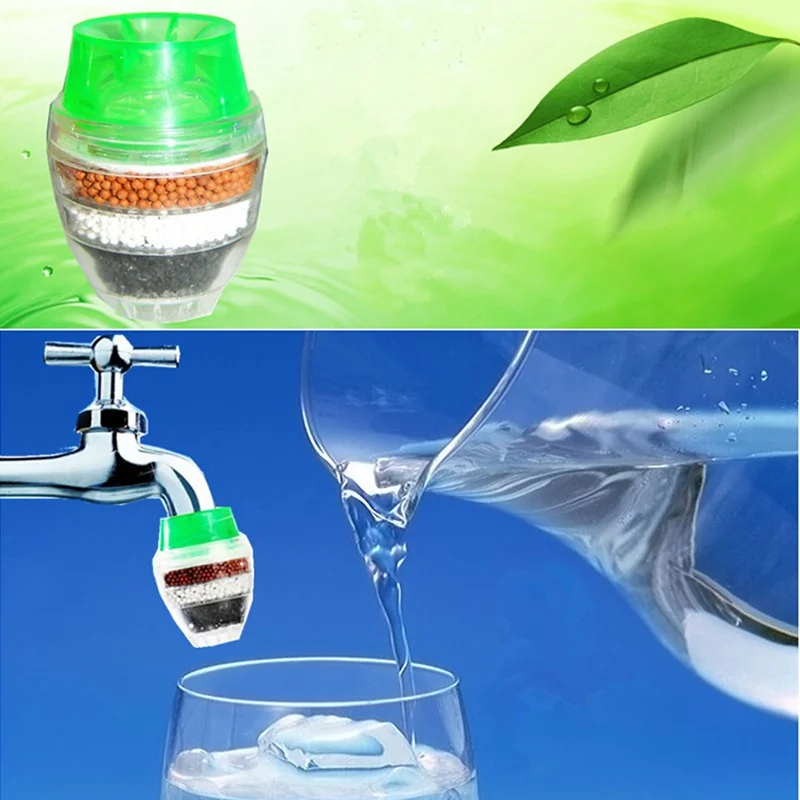 Water Filters Kitchen Faucet Mini Household Activated Carbon Water