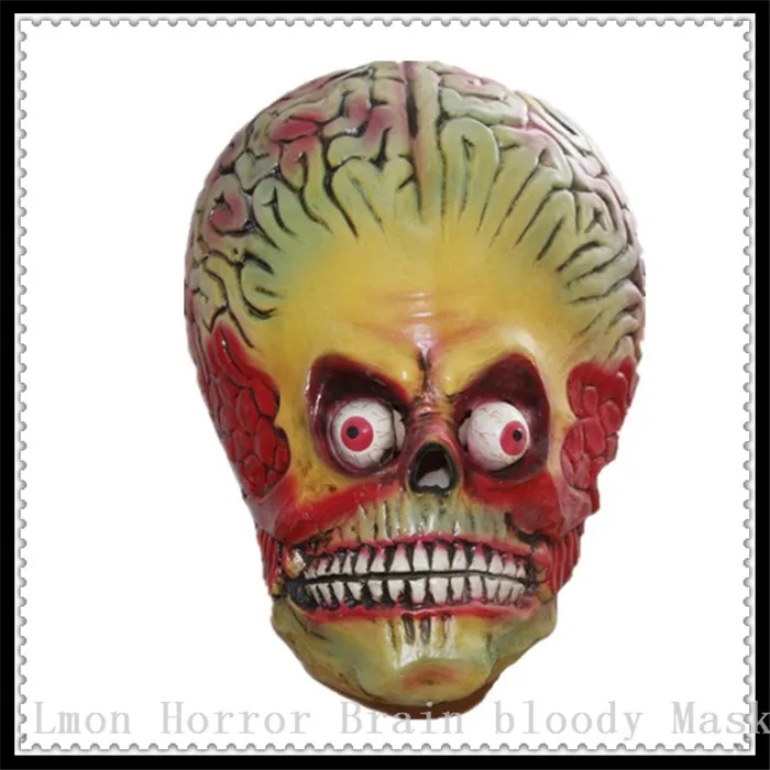 

2016 Fancy dress party Ghost Alien UFO mask halloween horror zombie Face Head mask devil Horrible Skull Brain Bloody Mask