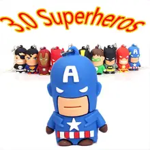 USB 3,0 Супермен Капитан Америка Зеленый Фонарь 8 ГБ/16 ГБ/32 ГБ/64 Гб/128 ГБ USB флэш-накопитель 1 ТБ 2 ТБ флешка, подарок