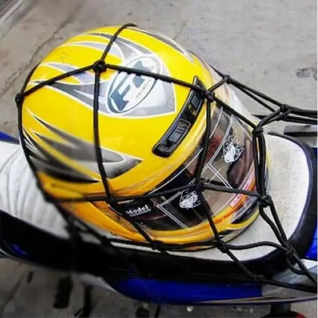 Mesh Net Bag for Motorcycle Bike Luggage Cargo Mesh Helmet Holder Hold