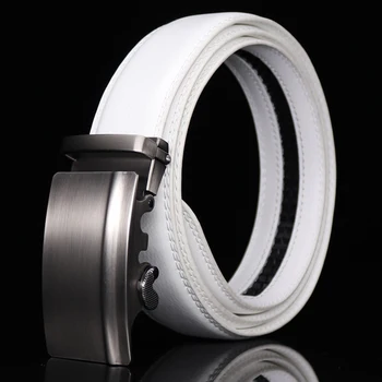 

Hot Designer Belts for Men Luxury Brand Belt Metal Automatic Buckle Fashion High Quality Crocodile Genuine Leather Waistband