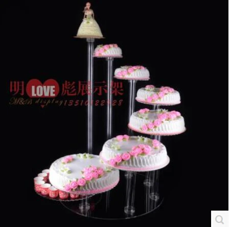 

Cake cake rack rotating display five layer six layer eight acrylic wedding birthday