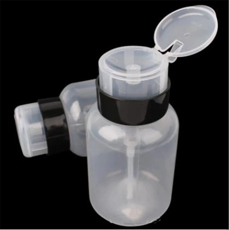 

200ml Push Down Empty Pump Dispenser Clear Bottle Makeup Container PP Press The Bottle New Arrival Travel Pack Bottles