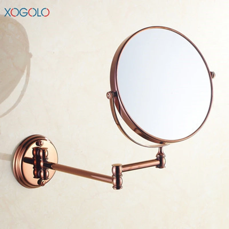 

Xogolo 8'' Two-Sided Wall Mount Makeup Mirror 360 Degree Swivel Extendable Cosmetic floding, Easy Positioning, 3x Magnificatio