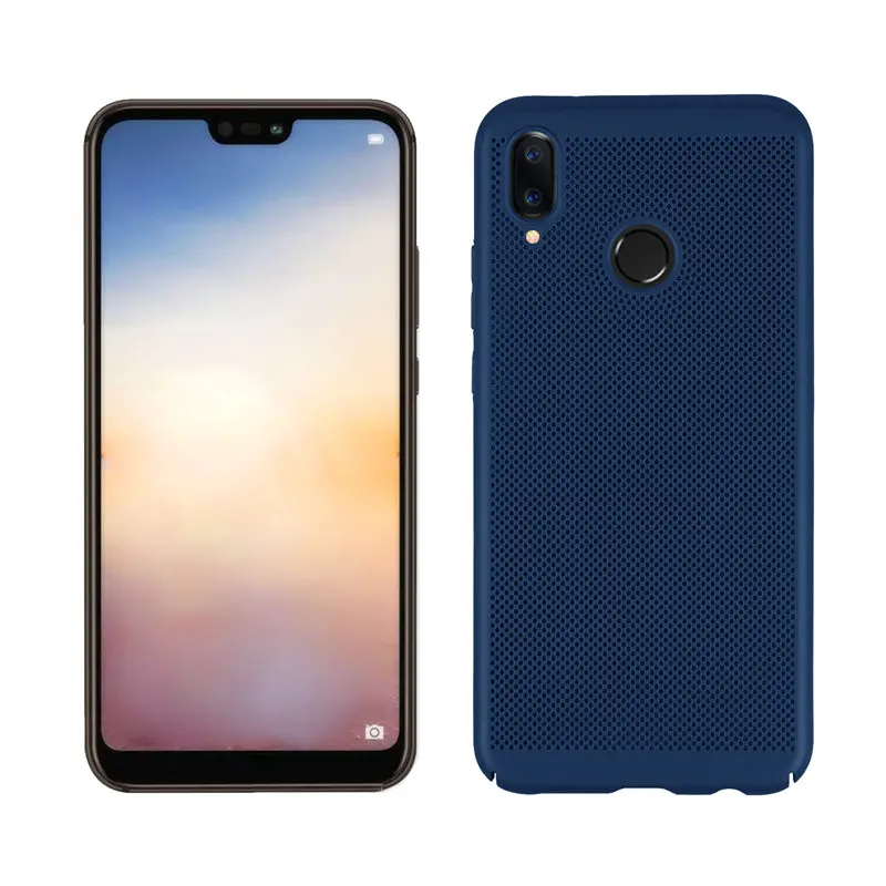 Portefeuille Cooling Ultra Thin Heat dissipation Phone Case For Huawei P20 Lite Shockproof Back Cover Hard PC Plastic Shell Case03