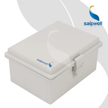 150*200*100mm ABS Waterproof Connection Box with Plastic Draw Latches / Hinge Type Enclosure SP-MG-152010