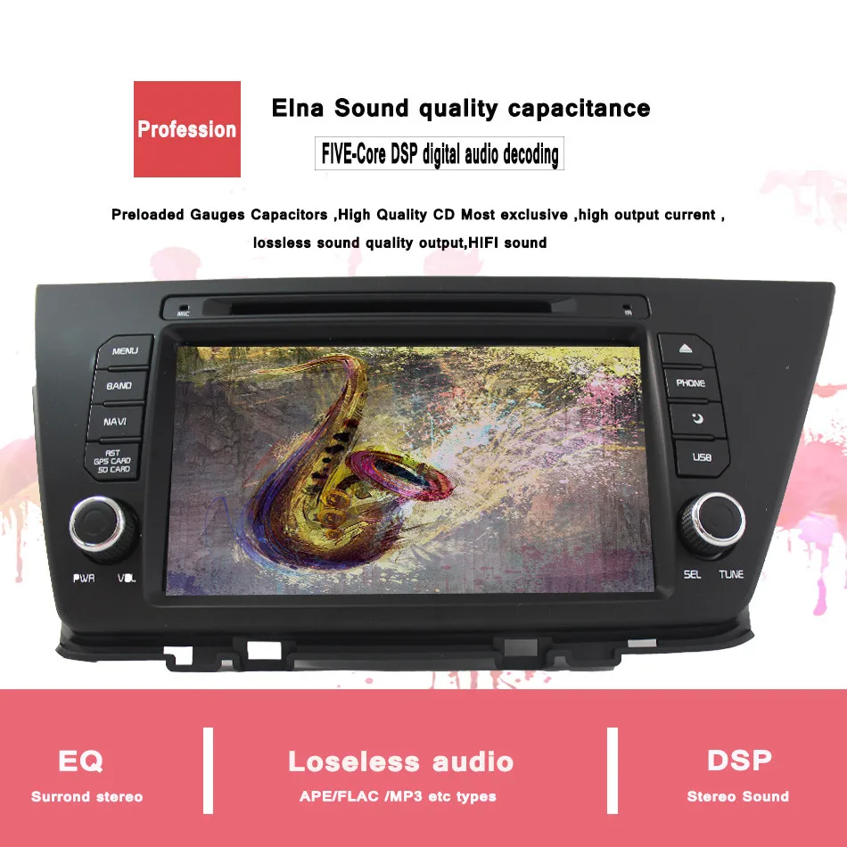 Discount Octa Core Android 9.0 RAM 4G Fit KIA NIRO 2016 2017 - Car DVD Player Navigation GPS Radio Head unit with 3G/4G Tape recorder 4