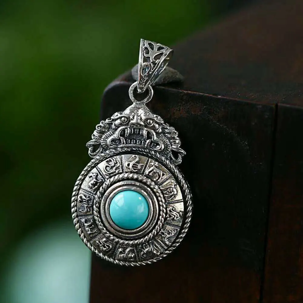 

RADHORSE Pendant 925 Sterling Silver Fine Jewelry Chinese Zodiac Signs Modeling Fine Craftsmanship S925 Silver Pendants