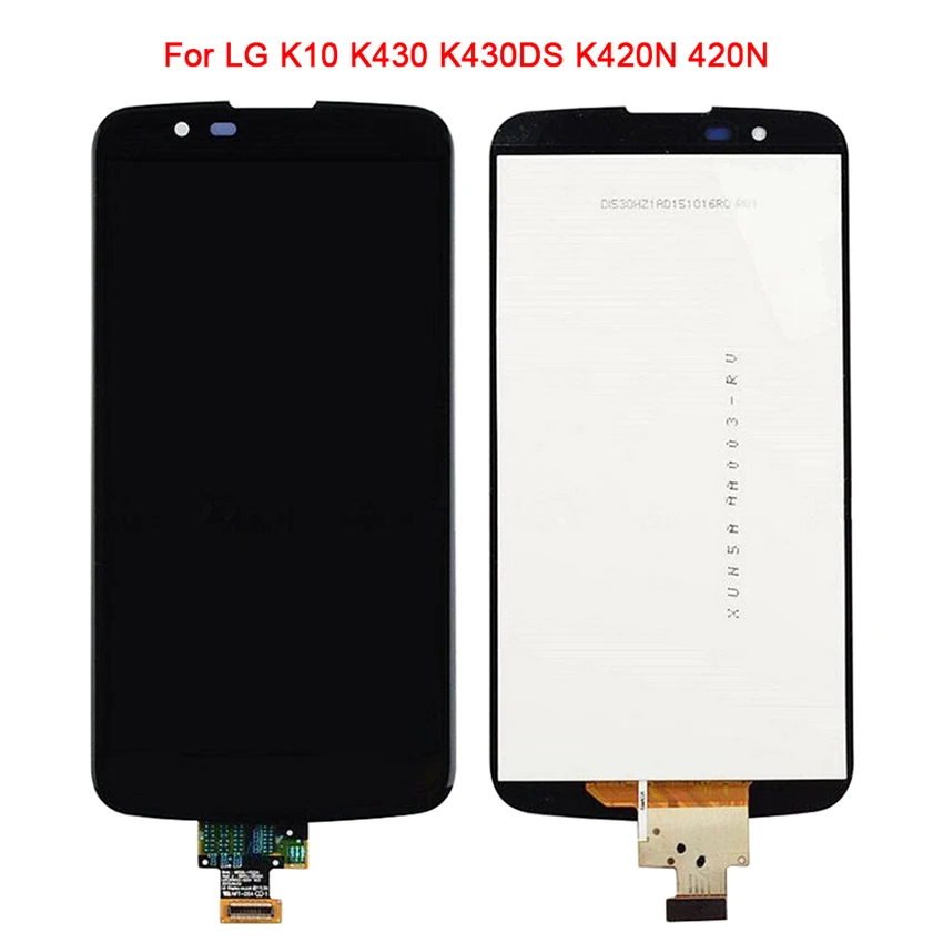 

100% Tested Replacement Parts For LG K10 LTE K420N K430 K430DS LCD Display Touch Screen Digitizer Assembly with Frame