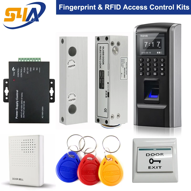 F8 Fingerprint access control system for Frameless glass doorin Access