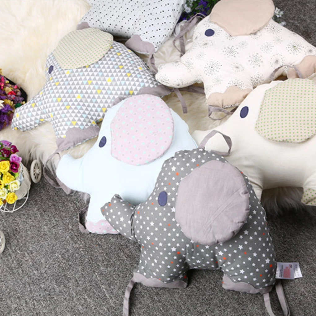 

Baby Crib Bed Bumper 6pcs Newborn Backrest Cushion Animal Elephant Infant Toddler Bedding Around Protection
