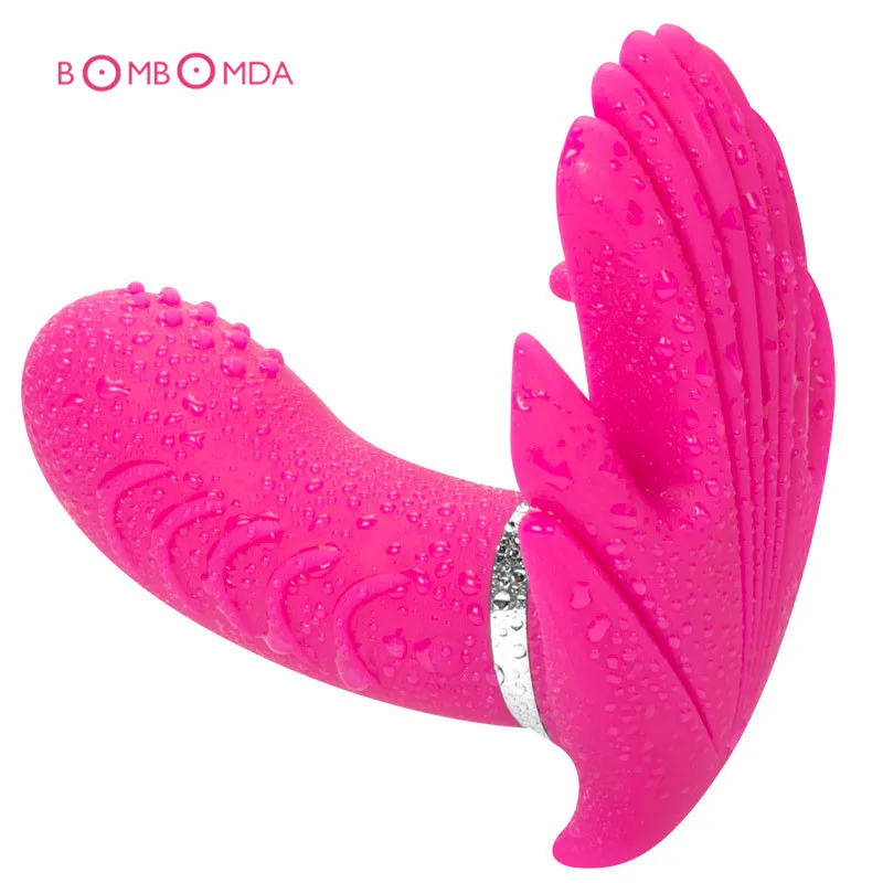 Goede Speeltjes voor Vrouw Toverstaf G spot Vibrator Draadloze Afstandsbediening Vlinder Clit Dildo Stimulating Draadloze Controle