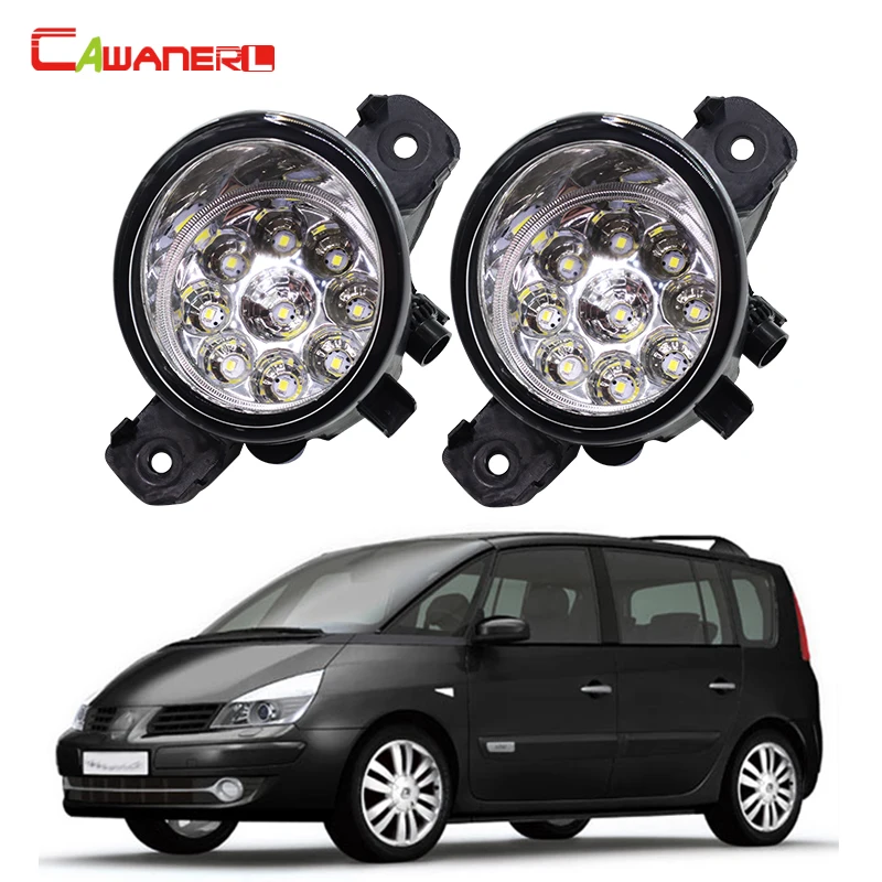 

Cawanerl Car Styling Left + Right Fog Light LED Light DRL Daytime Running Light For Renault Espace 4/IV (JK0/1_) MPV 2003-2012