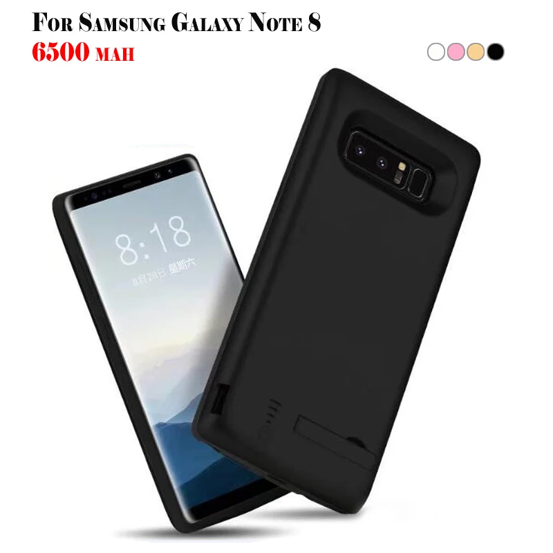 Чехол аккумулятор 6500 мАч для samsung Galaxy Note 8 чехол USB зарядное устройство Android|case for|case