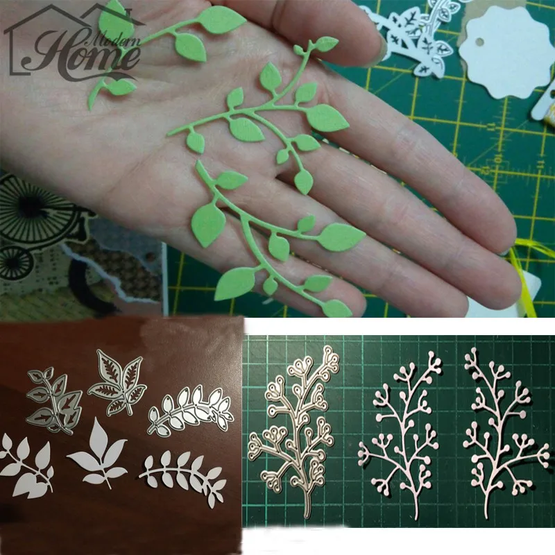 

Flowers Leaf Metal Cutting Dies Stencils For Decor Embossing Card Scrapbooking Album Decoration Template Folder Suit