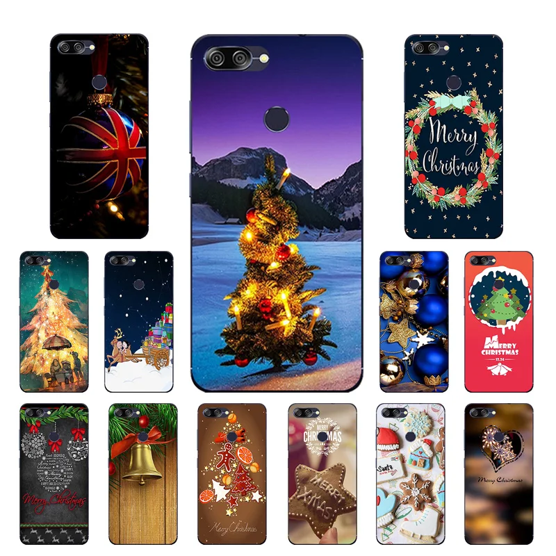 For ASUS Zenfone Max Plus M1 Cases TPU Merry Day Printing ZB570TL X018D X018DC Silicone Back Cover |