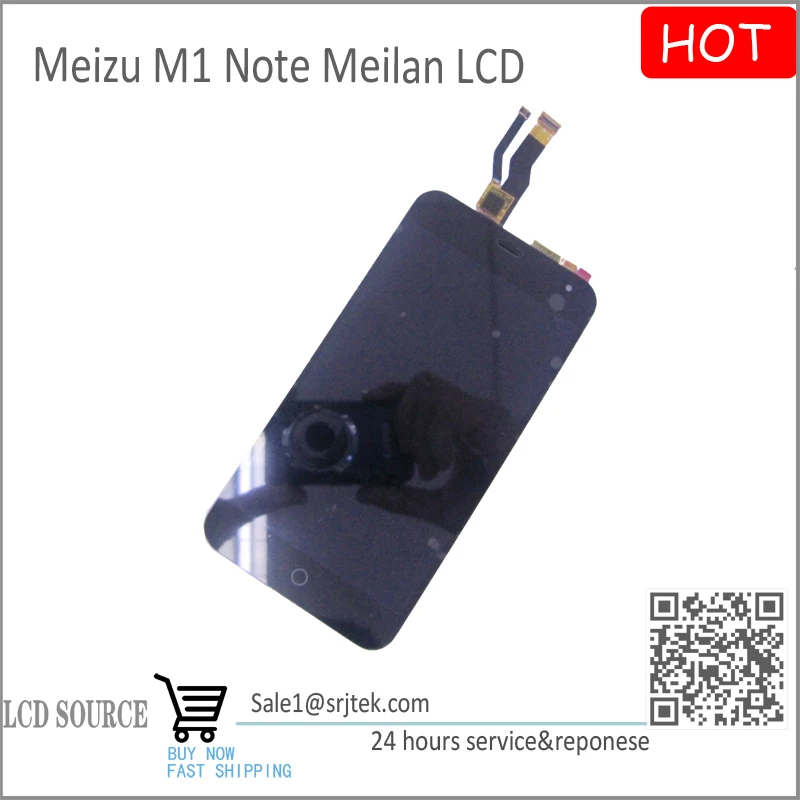 

100% NEW Original 5.5" for Meizu M1 Note Meilan LCD Display With Touch Screen Assembly Black Replacement Parts Free Tracking