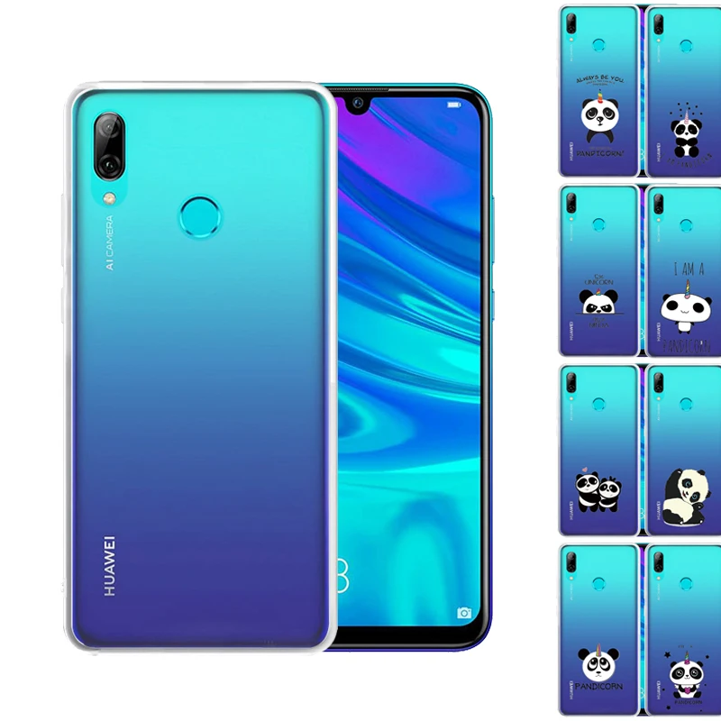 

Pandicorn Panda Printed Clear Soft Silicone Case for Huawei P Smart 2019 6.21" Anti-Scratch Anti-FingerPrint Cover Custom