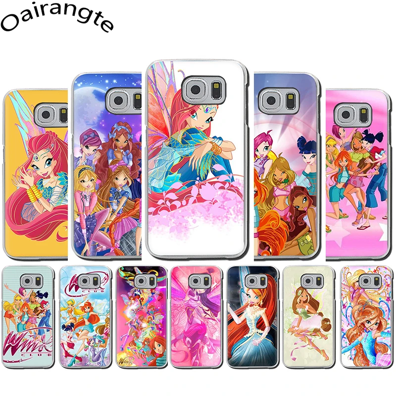 

Winx Club Hard Phone Cover Case for Samsung Galaxy S6 7 Edge S8 9 10 Plus M10 20 30