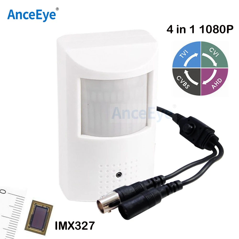 AnceEye 1080P IR CUT AHD TVI CVI CVBS 4 в 1 1/2.8 &quotSONY IMX327 + NVP2441H Starlight высокое разрешение ночное