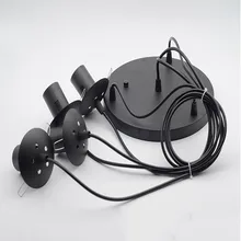 Ресторан люстра с четырьмя головками основание светильника/творческий простой еды люстры обеденный светильники для зала освещение E27 разъем