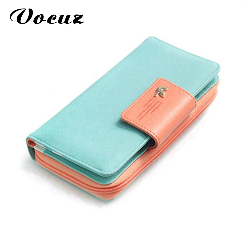 

New Fashion Women Wallet Candy Colors Panelled Design Ladies Wallet High Korean Hasp Zipper Purse Clutch Coin Pocket Card Holder