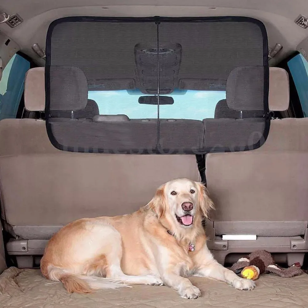 

Pet Auto Fence Barrier Car Anti-collision Mesh Isolation Network Safety Isolation Net Pet Protection Outdoor Car Buffer Device
