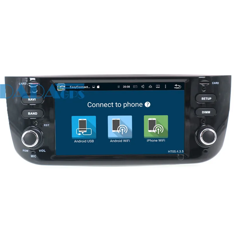 Cheap Android 8.1 Car DVD player GPS Navigation Car Radio Stereo Headunit For Fiat Punto 2009 - 2015 Linea 2012 - 2018 Multimedia IPS 4