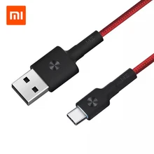 Горячая Xiaomi ZMI usb type-C зарядный кабель MFI Сертифицированный Тип C зарядный кабель для передачи данных для мобильного телефона с светодиодный светильник