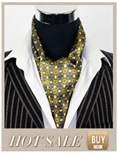 Fashion Brand Mens 100% Silk Long Scarf/Cravat Double Layer Black__ Gifts__For 4 Seasons