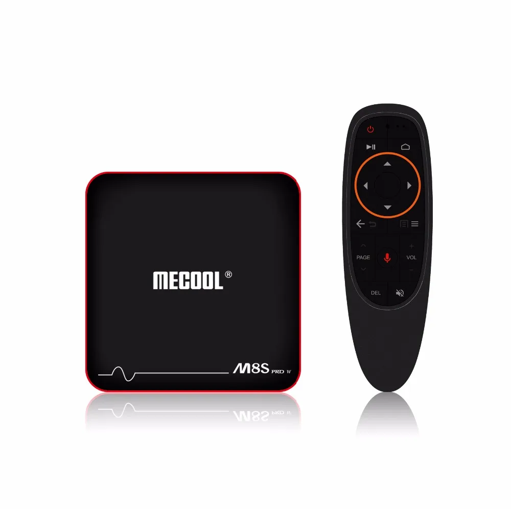 Mecool M8S PRO W Android 7 1 четырехъядерный процессор Amlogic S905W 2G RAM 16G ROM Google Voice + IR пульт
