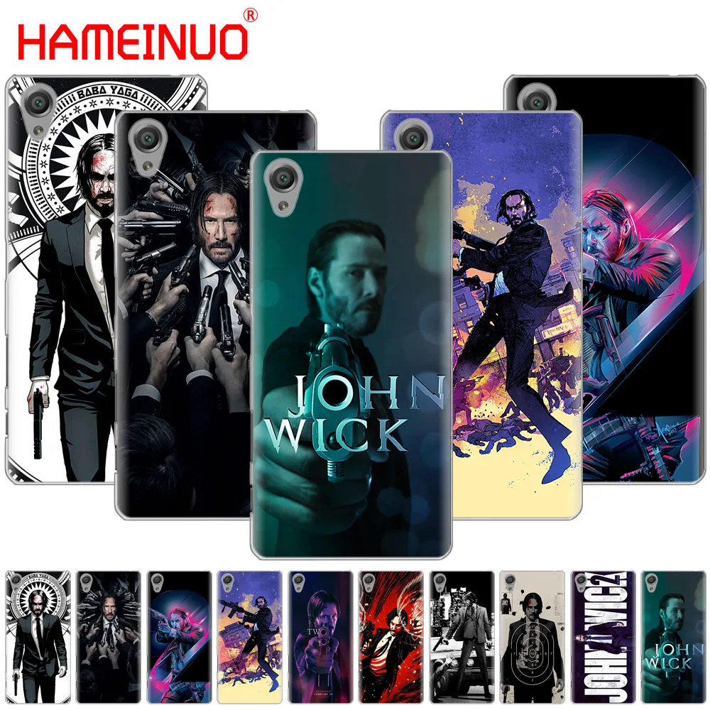 

HAMEINUO John Wick Cover phone Case for sony xperia C6 XA1 XA2 XA ULTRA X XP L1 L2 X XZ1 compact XR/XZ PREMIUM