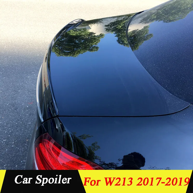 

For Mercedes-Benz W213 E-class 2017 2018 2019 Spoiler ABS Material Primer Color Car Rear Trunk Wing Spoiler For W213