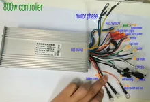 36v48v60v64v800w1000w BLDC motor controller 15mosfet with ebs 3speed reverse for electric scooter ebike tricycle pedicab trike