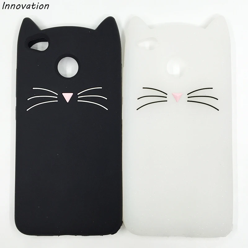 

For Huawei Honor 4A 4C 4X 5C 5X 6X 7X 8 Lite V8 9 V9 V10 Case 3D Cute Lovely Beard Cat Silicone Cover For Huawei P8 P9 P10 Plus