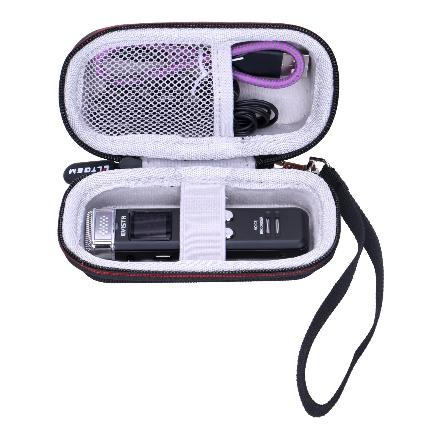 LTGEM EVA водонепроницаемый переносной Жесткий футляр для EVISTR 16GB Цифровой диктофон с голосовой активацией
