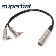 Superbat женский для 2 RCA MALE аудио сплиттер патч Y КАБЕЛЬ USB адаптер конвертер