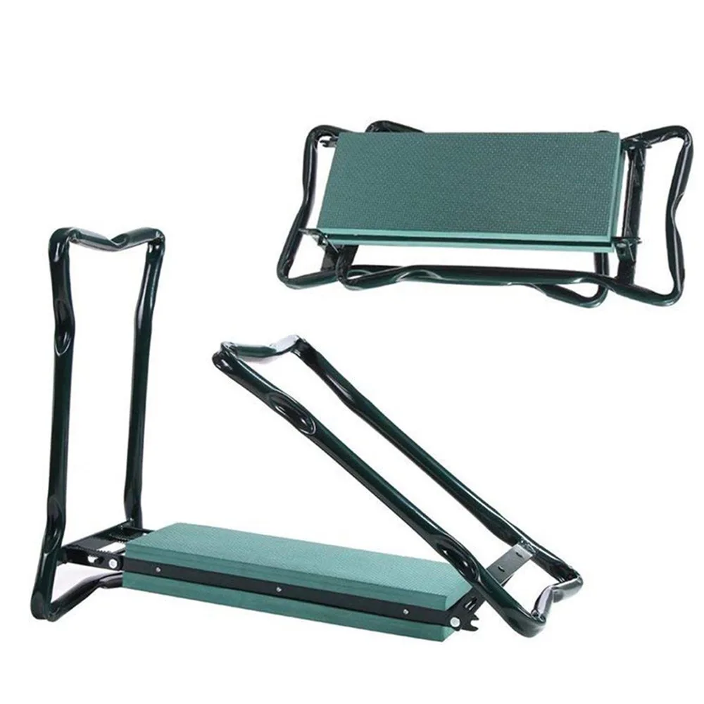 1 комплект садовое сиденье складной садовый стул из нержавеющей стали с сумкой для инструментов EVA на коленях