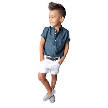 Boys Suits Cartoon Summer Boys Clothes T-shirts Shorts New Children Clothing Set Cotton Kids Outfits For 2 3 4 5 6 7 Years