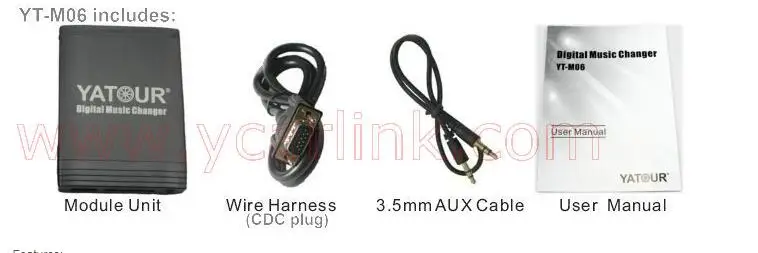 Yatour USB SD AUX MP3 аудио медиаплеер для Nissan Infiniti Авторадио без 6 дисков CD