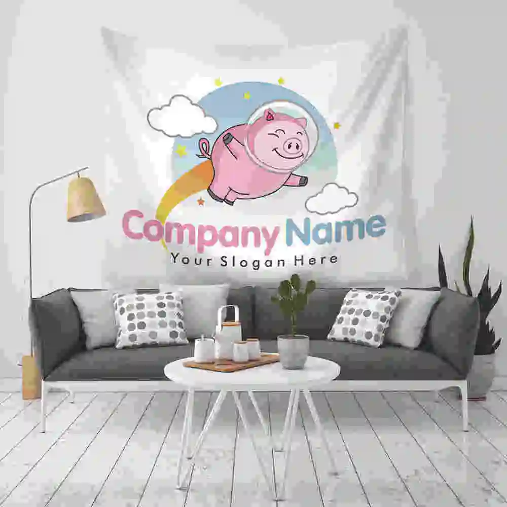 

Hippie Mandala Tapestry Cute Cartoon Pigs Printed Beach Towel Bohemia Macrame Wall Hanging Blanket Carpet Boho Decoracion
