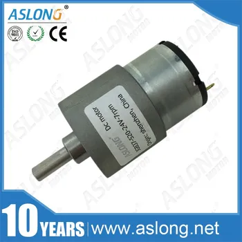 

2pcs/lot 6v ASLONG-JGB37-520 carbon brush dc gear motor/dc Electric micro motor