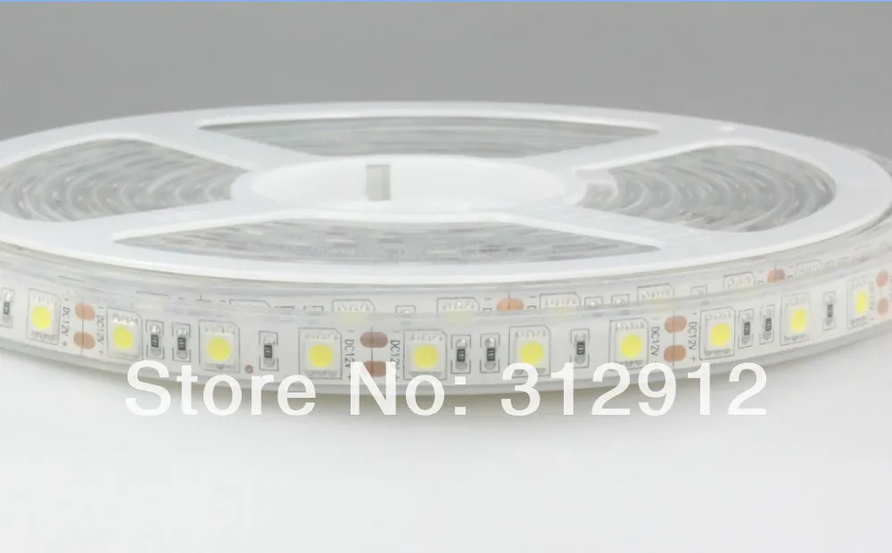 5MLED полоса 5050 SMD 12V гибкий свет 60LED/m 300 светодиодов белый теплый синий зеленый