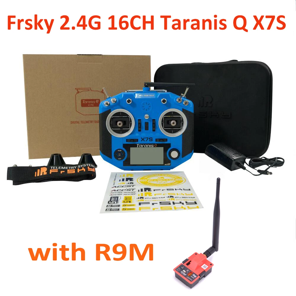 

Frsky 2.4G 16CH ACCST Taranis Q X7S Transmitter TX Mode 2 M7 Gimbal Remote Transmitter for RC FPV Racing Drone without receiver